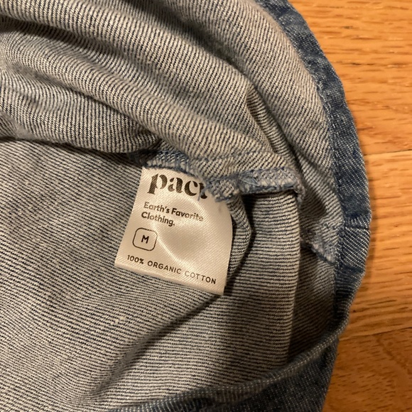 W's Pact Denim Chambray Tank Dress - Picture 3 of 4